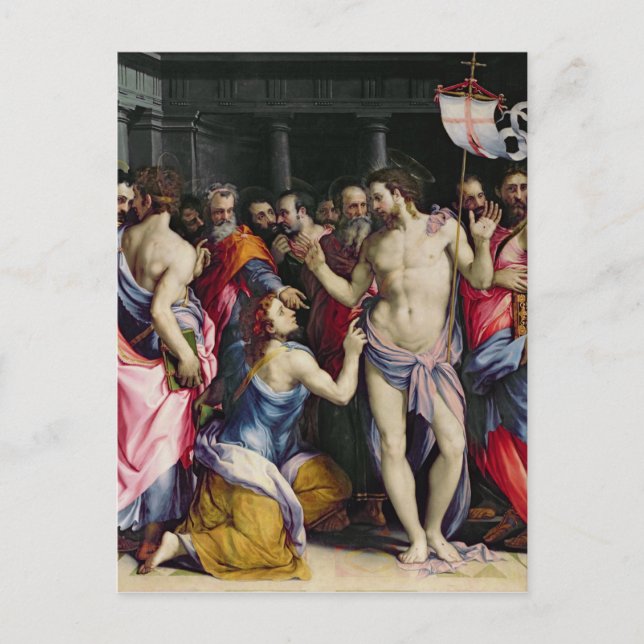 The Incredulity of St. Thomas, c.1547 Postkarte (Vorderseite)