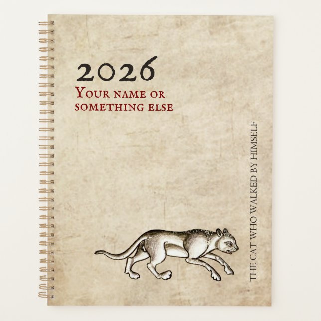 The Independent Cat's Planner Planer (Vorderseite)