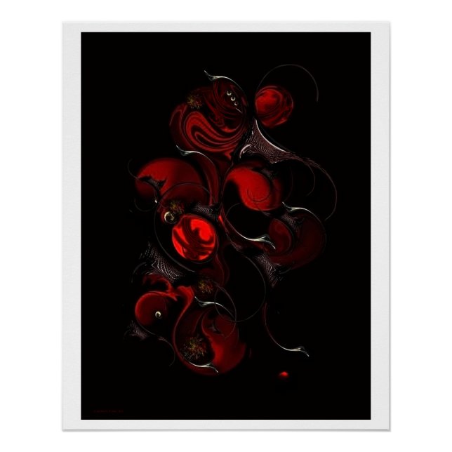 "The Interfering Sentiment", glänzendes Poster (Vorderseite)