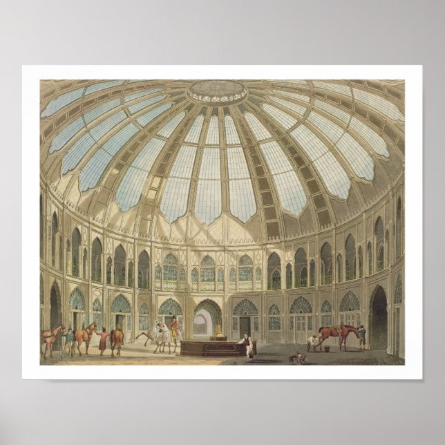 The Interior of the Stability, from 'Views of The  Poster (Vorne)