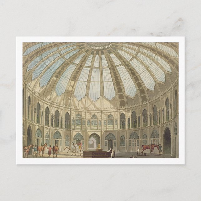 The Interior of the Stability, from 'Views of The  Postkarte (Vorderseite)