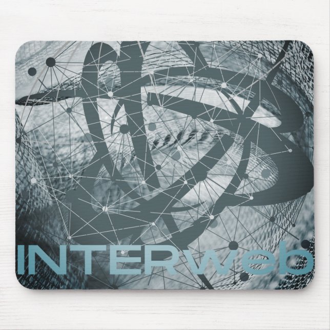 The INTERweb - a congregation of knoten Mousepad (Vorne)