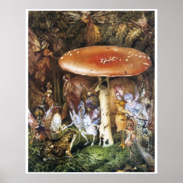 The Intruders Print by John Aster Fitzgerald Poster (Vorne)