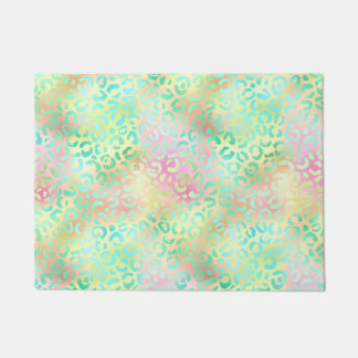The Iridescent Leopard Series Design 2 Fußmatte
