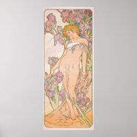 The Iris (1897) von Alphonse Mucha
