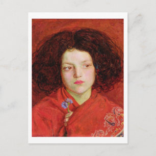 The Irish Girl, 1860 Postkarte