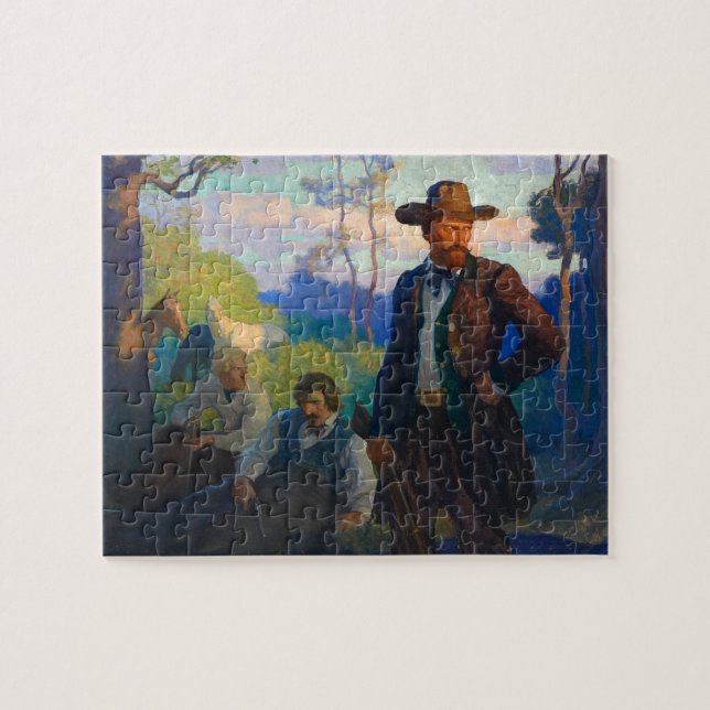 The James Brothers in Missouri von N. C. Wyeth Puzzle (Horizontal)