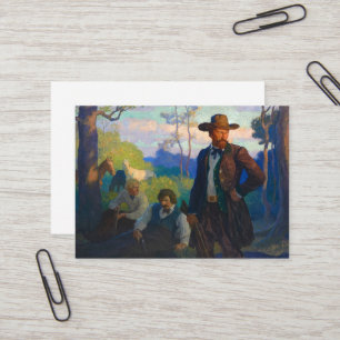 The James Brothers in Missouri von N. C. Wyeth Visitenkarte