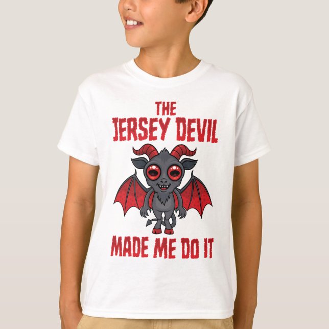 The Jersey Devil Made Me Do It T-Shirt (Vorderseite)