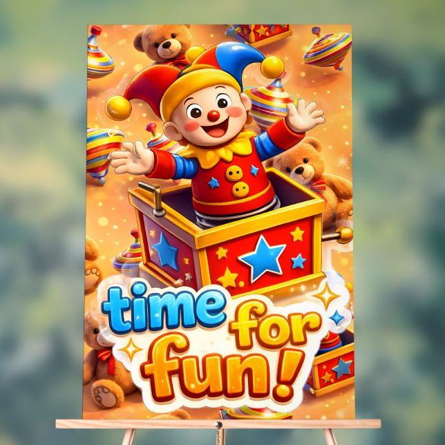 The jesters grand toybox toybox party acrylschild (Neutral)