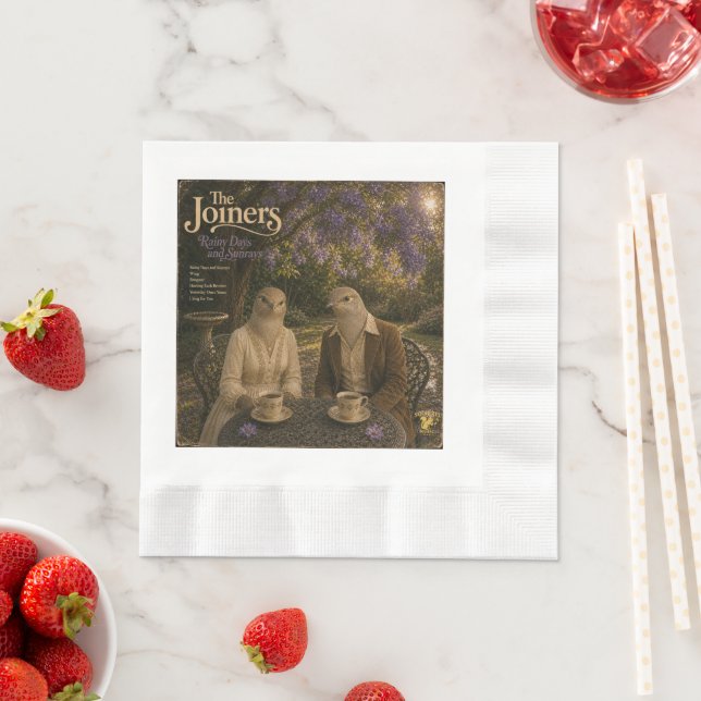 The Joiners Album: eine Parodie Serviette (Beispiel)