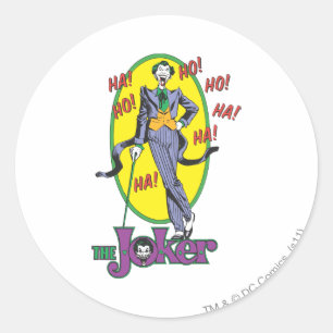 The Joker Cackles 2 Runder Aufkleber
