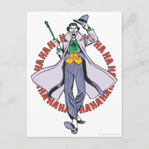 The Joker Cackles Postkarte