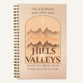 The Journal: Hills and Valleys Notizbuch