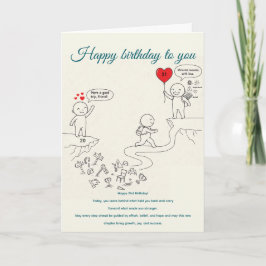 The Journey Continues,birthday Karte