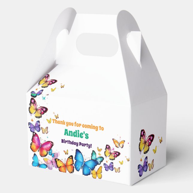 The Joy of Butterflies Birthday Party Geschenkschachtel (Vorderseite)