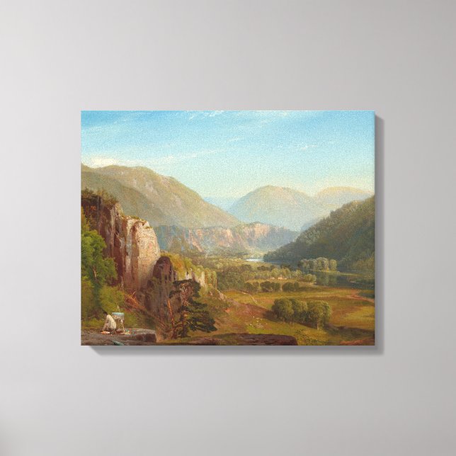 The Juniata River, Pennsylvania by Thomas Moran Leinwanddruck (Vorderseite)