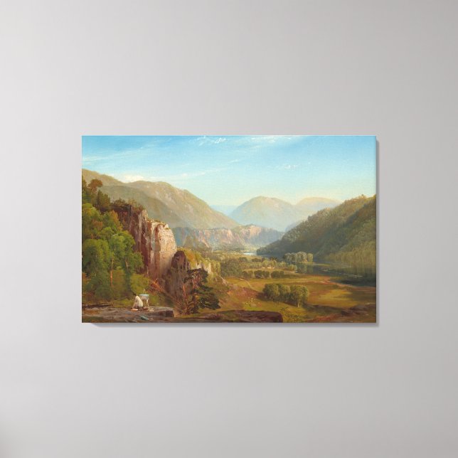 The Juniata River, Pennsylvania by Thomas Moran Leinwanddruck (Vorderseite)