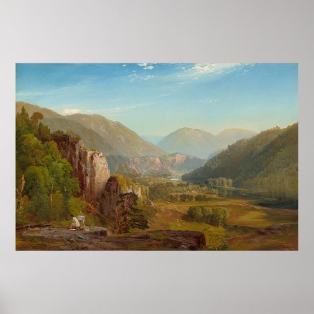 The Juniata River, Pennsylvania by Thomas Moran Poster (Vorne)