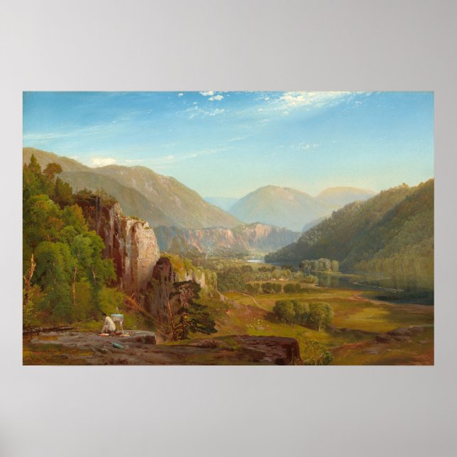 The Juniata - Thomas Moran Fine Art Poster (Vorne)