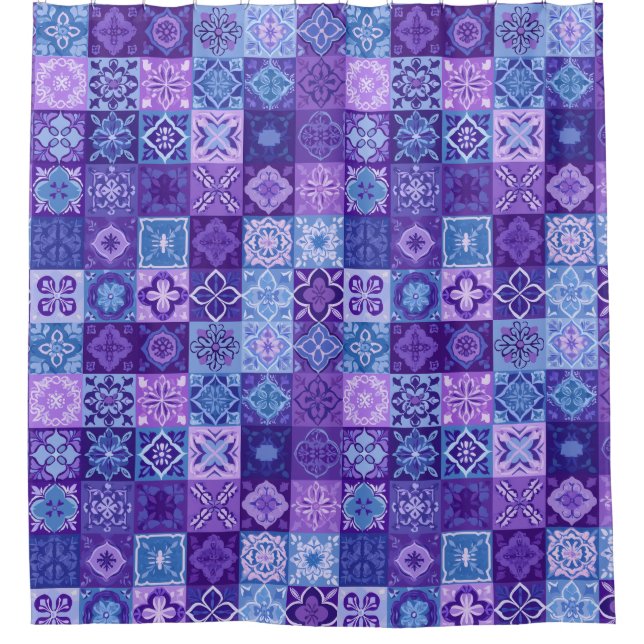 ♐ The Jupiter's Jewel Mosaic  Duschvorhang (Vorderseite)