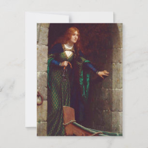 The Keys, c. 1909, von Edmund Blair Leighton Postkarte