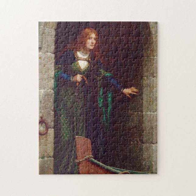 The Keys, c. 1909, von Edmund Blair Leighton Puzzle (Vertikal)