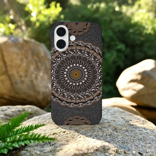 The khaki crocodylus porosus iPhone 16 Case (Von Creator hochgeladen)