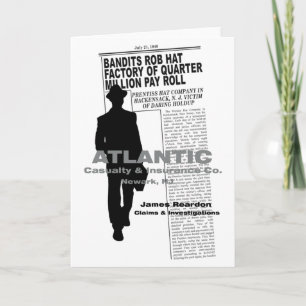 THE KILLERS (1946) Film Noir Grußkarte Karte