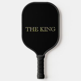 The King Black Gold Luxury Minimal Design Pickleball Schläger