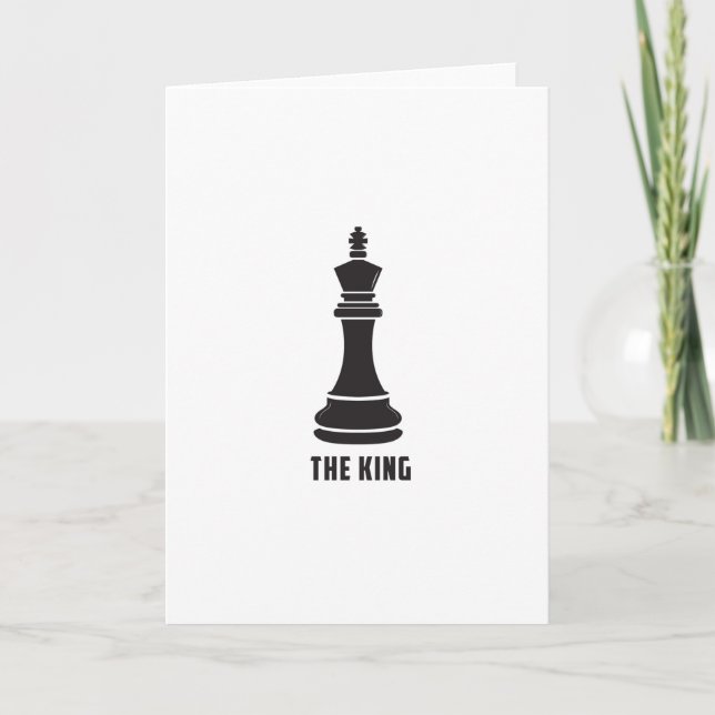 The King-Chess Lover Karte (Vorderseite)