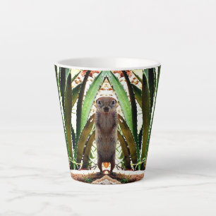 "The King" Erdhörnchen Latte Tasse