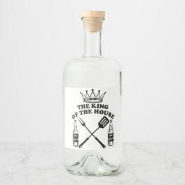 The King of the House Beer Alkoholflaschenetikett