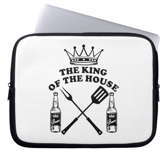 The King of the House Beer Laptopschutzhülle (Vorderseite)
