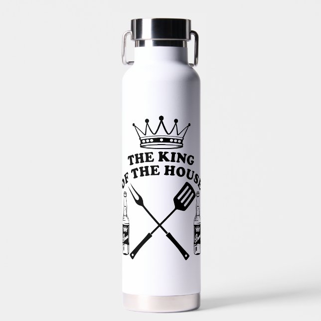 The King of the House Beer Trinkflasche (Vorne)