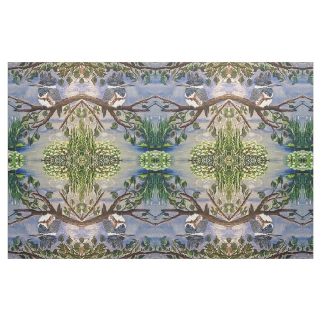 The Kingfisher Fabric Stoff (Fat Quarter (45,7 x 55,9 cm))