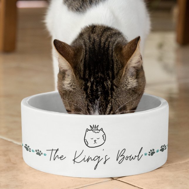 The King's Bowl Fun Cat Food Bowl Water Disc Napf (Von Creator hochgeladen)