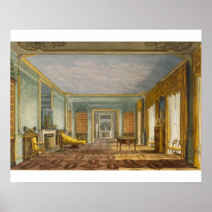The King's Library von Views of The Royal Pavilio Poster