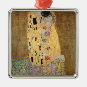 The Kiss, 1907-08 Silbernes Ornament