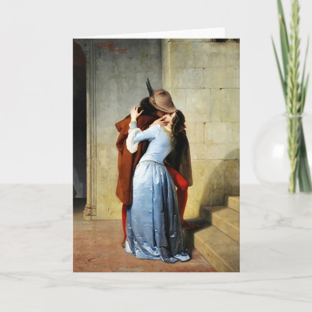 The Kiss - Francesco Hayez Il Bacio  Karte (Vorderseite)