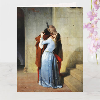 The Kiss - Francesco Hayez Il Bacio Romantic Karte