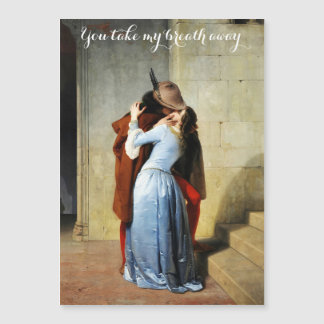 The Kiss - Francesco Hayez Il Bacio Romantic Magnetkarte
