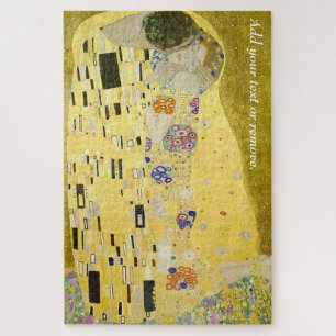 "The Kiss", Ölgemälde von Gustav Klimt, 1908, Puzzle
