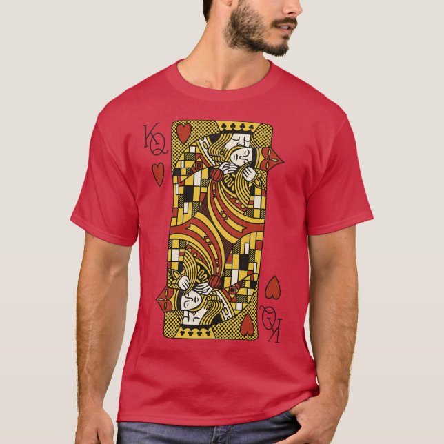 The Kiss Playing d Klimt Light by Tobe Fonseca T-Shirt (Vorderseite)