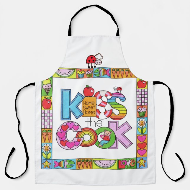 The Kiss the Cook Apron Schürze (Vorderseite)