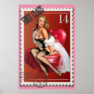 The Kitsch Bitsch : First Class Valentine Poster