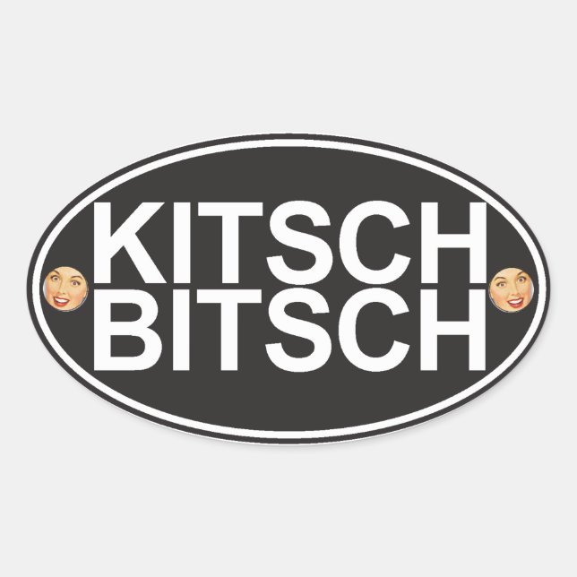 The Kitsch Bitsch : Kitsch Bitsch Car Sticker (Vorderseite)