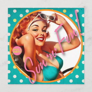 The Kitsch Bitsch : Sonne und Spaß Einladung