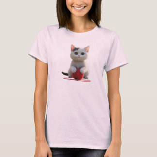 The Kitten and the Red Yarn T-Shirt