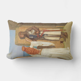 The Knight's Shadow (von Edmund Blair Leighton) Lendenkissen